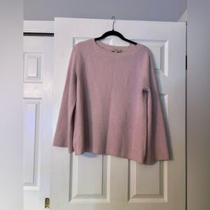 LOFT Pink Pullover Oversized Sweater